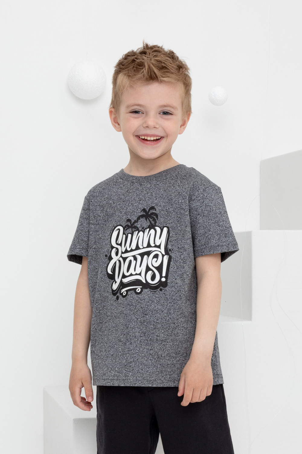 Футболка для мальчика, артикул: КР 302230, цвет: серый, фото 3