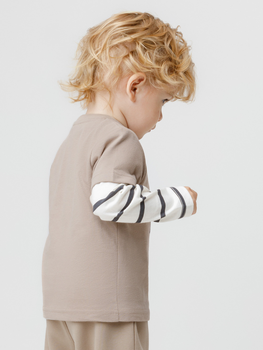 Футболка для мальчика, артикул: КР 302907, цвет: бежевый, фото 3