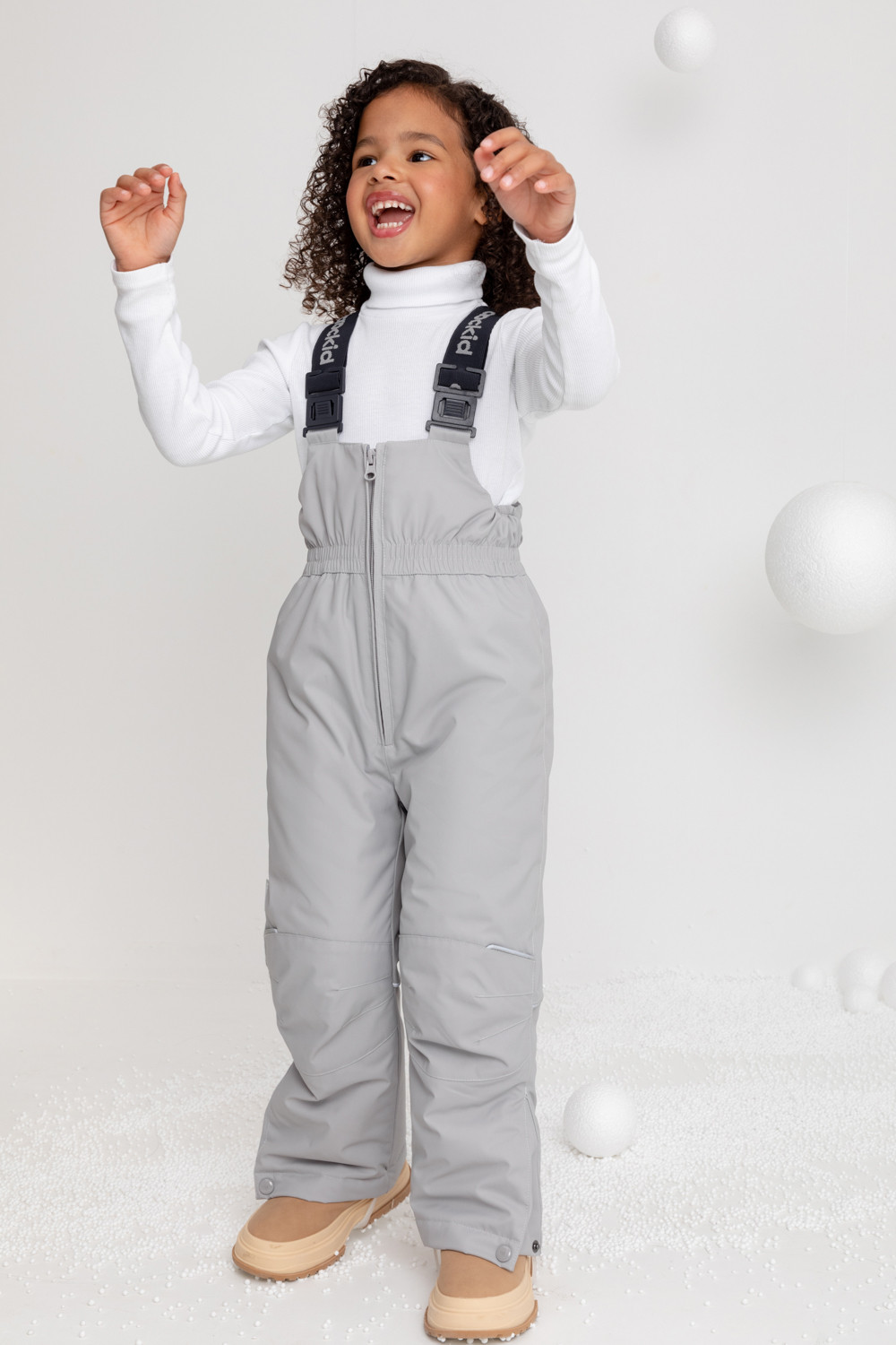 Брюки утепленные, артикул: ВК 40002/23/3 ГР, цвет: серый, фото 3