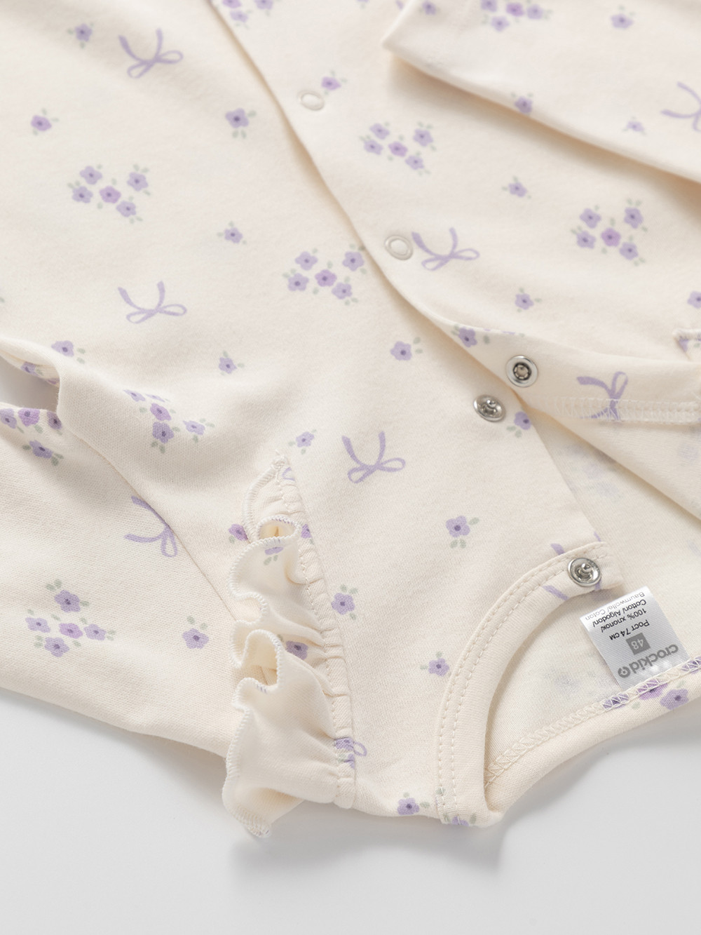 Комбинезон для новорожденных, артикул: К 6534-2уп, цвет: фиолетовый, фото 3