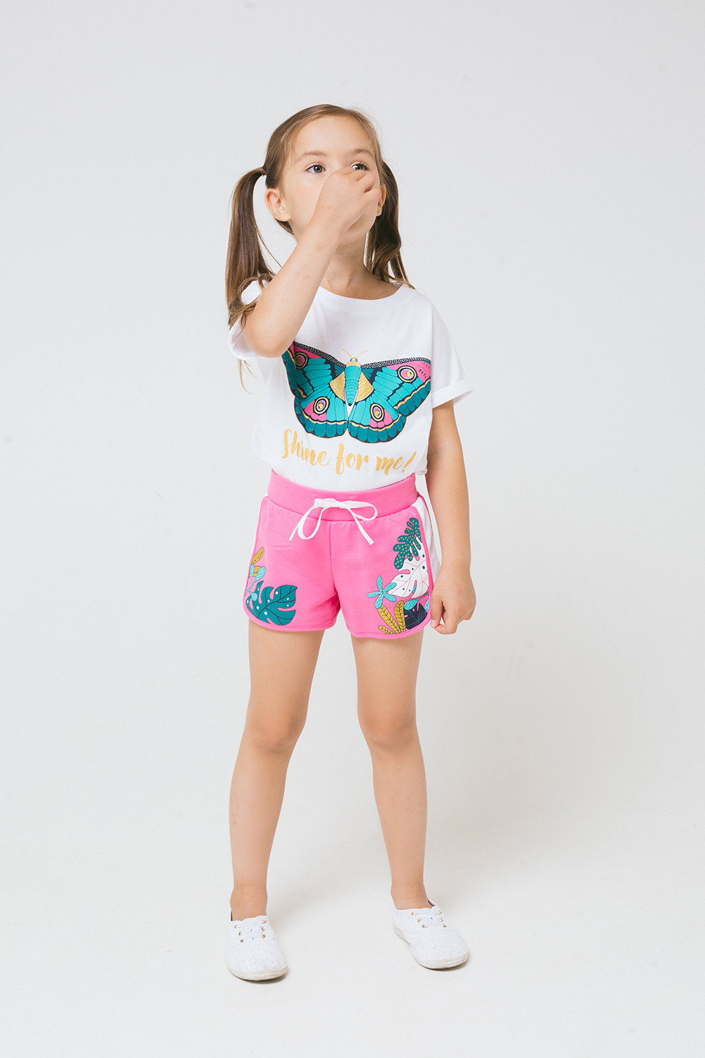 Шорты для девочки, артикул: КР 4800, цвет: красный, фото 3