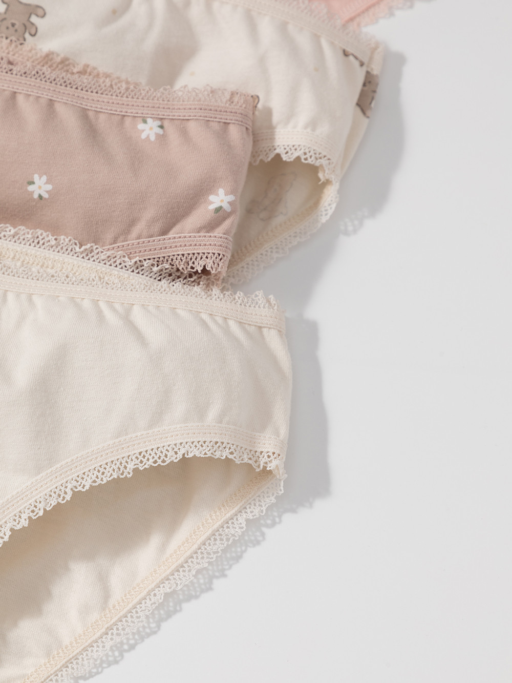Трусы для девочки, артикул: МП 1931-5уп, цвет: бежевый, фото 3