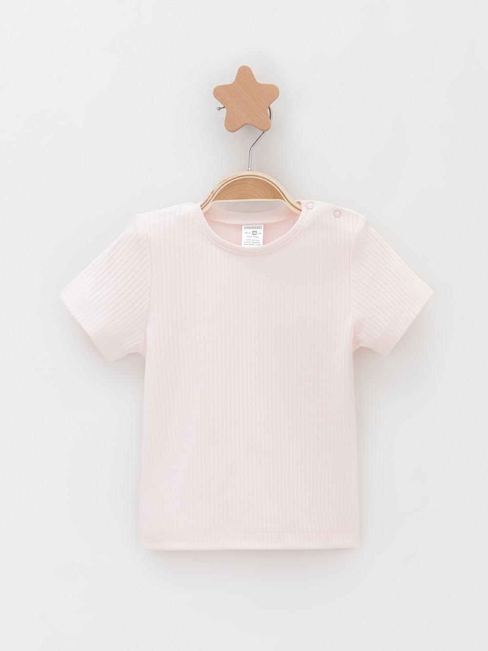 Футболка для новорожденных, артикул: К 302521-2уп, цвет: светло-розовый, фото 3