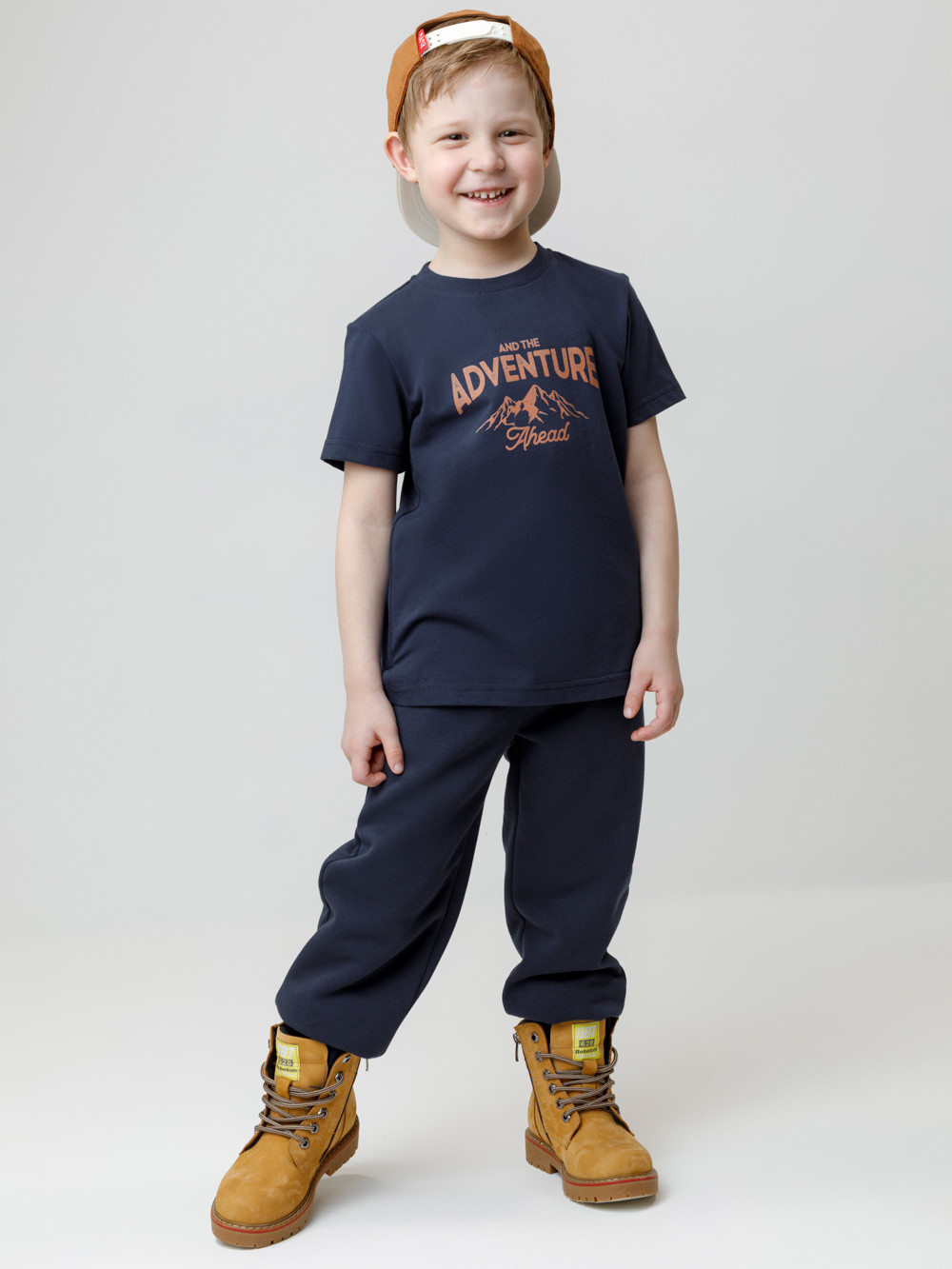 Футболка для мальчика, артикул: КР 302797, цвет: темно-синий, фото 3