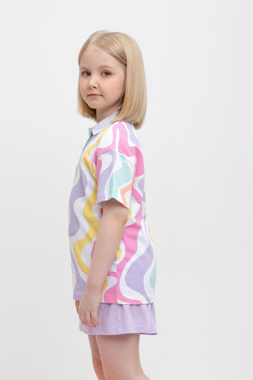 Футболка для девочки, артикул: КР 302393, цвет: белый, фото 3