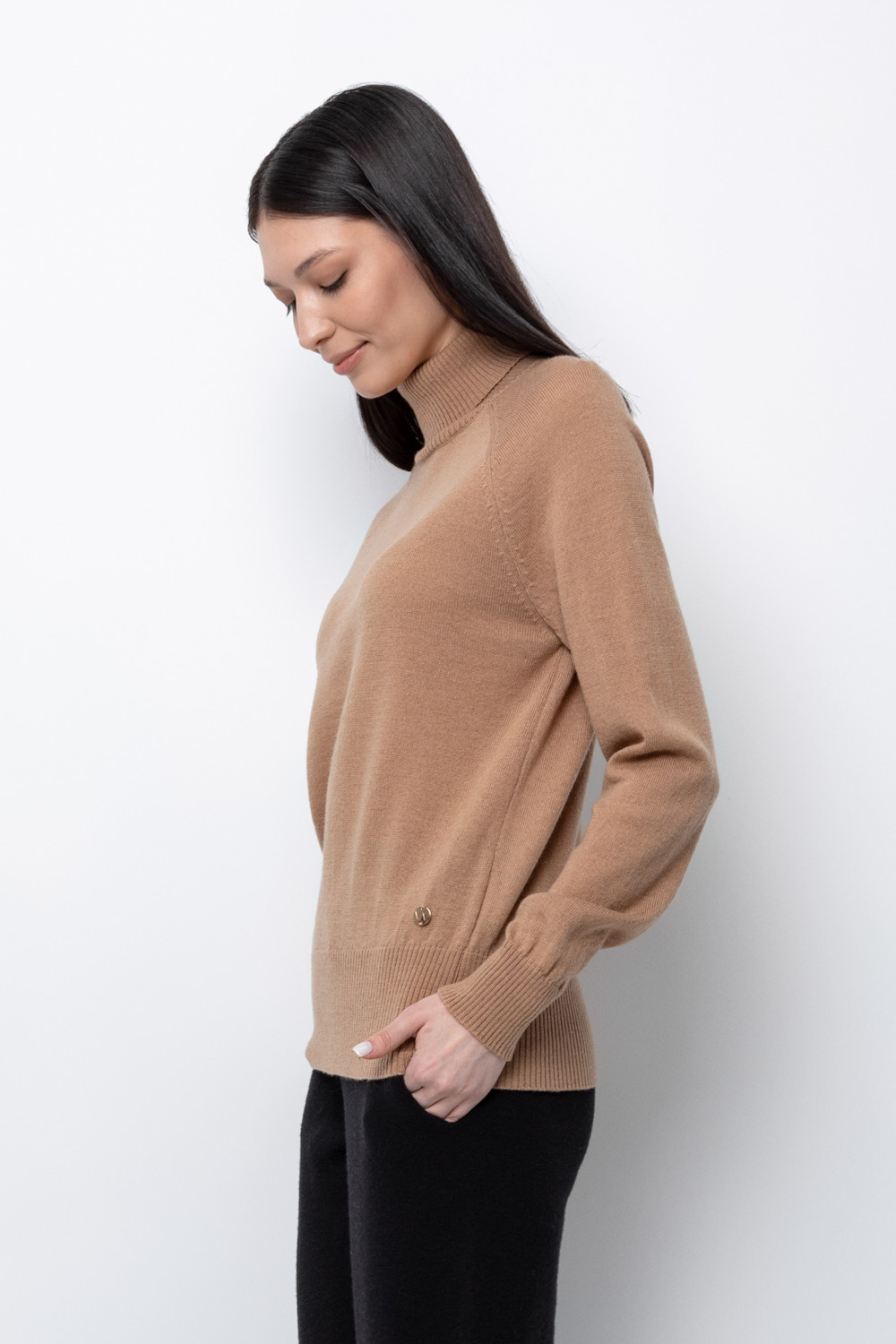 Джемперы женские для мам, артикул: ЕВ 30136/ш, цвет: бежевый, фото 3