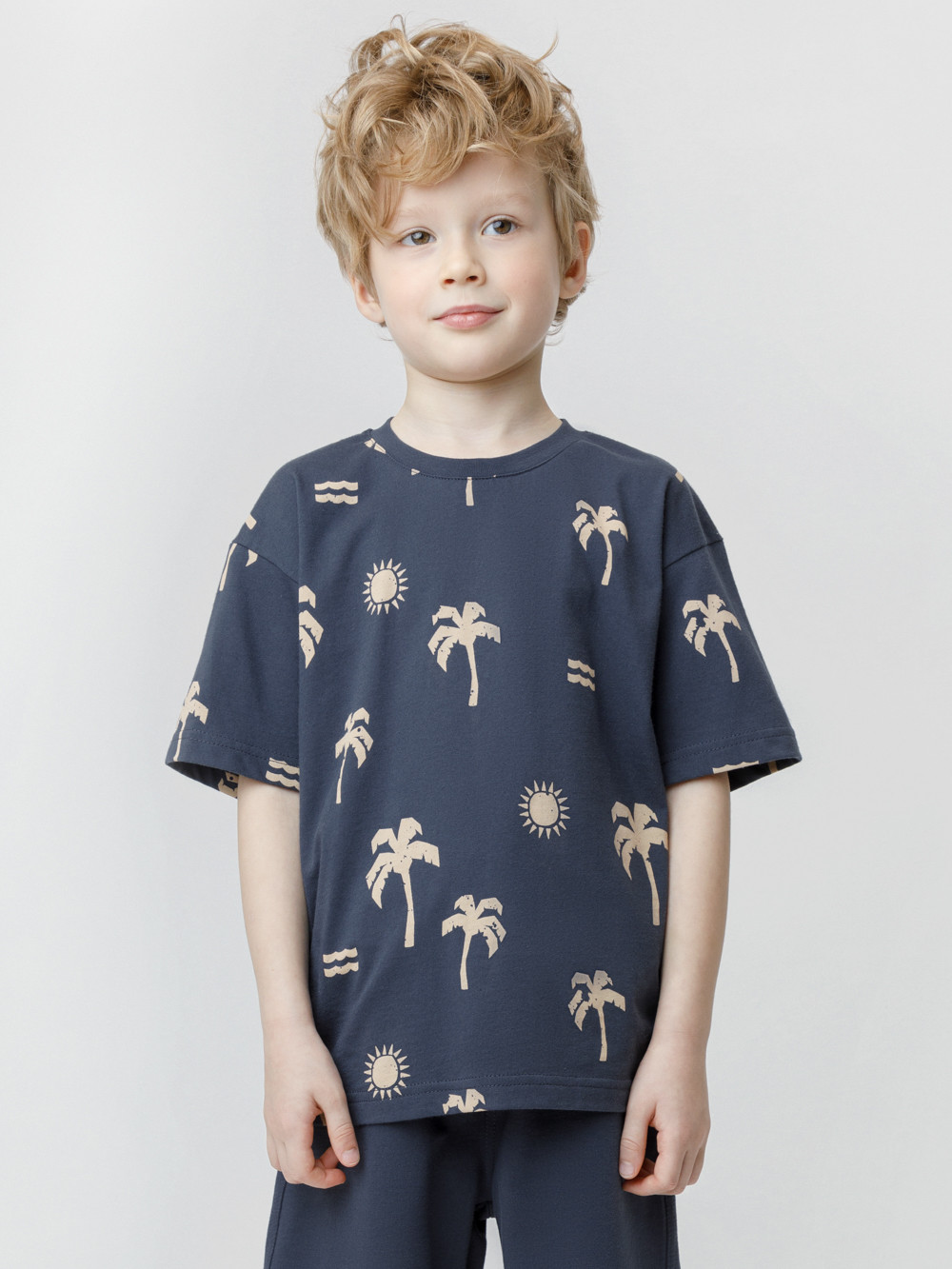 Футболка для мальчика, артикул: КР 302979, цвет: темно-синий, фото 3