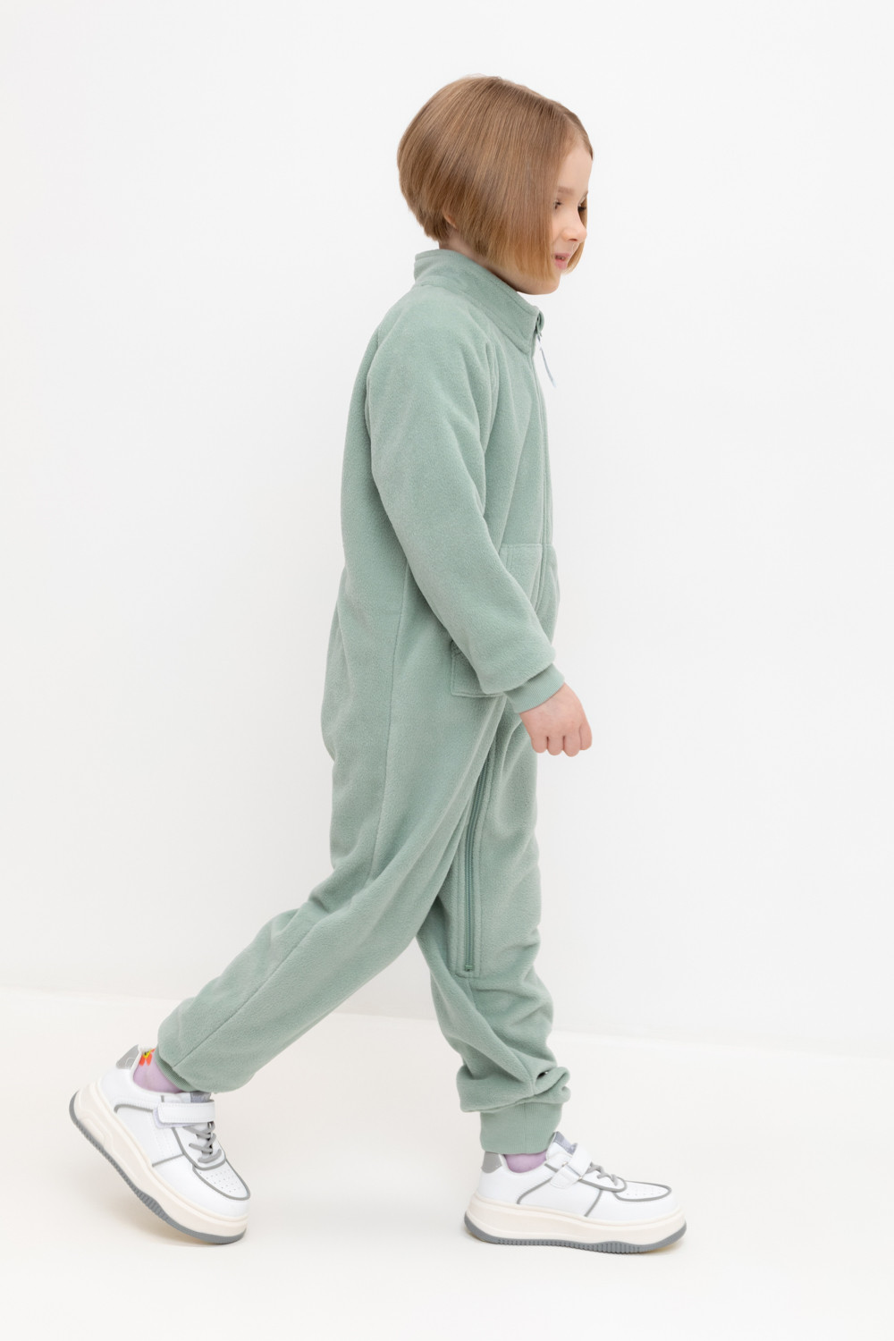 Комбинезон для девочки, артикул: ФЛ 60006/5 ГР, цвет: минт, фото 3