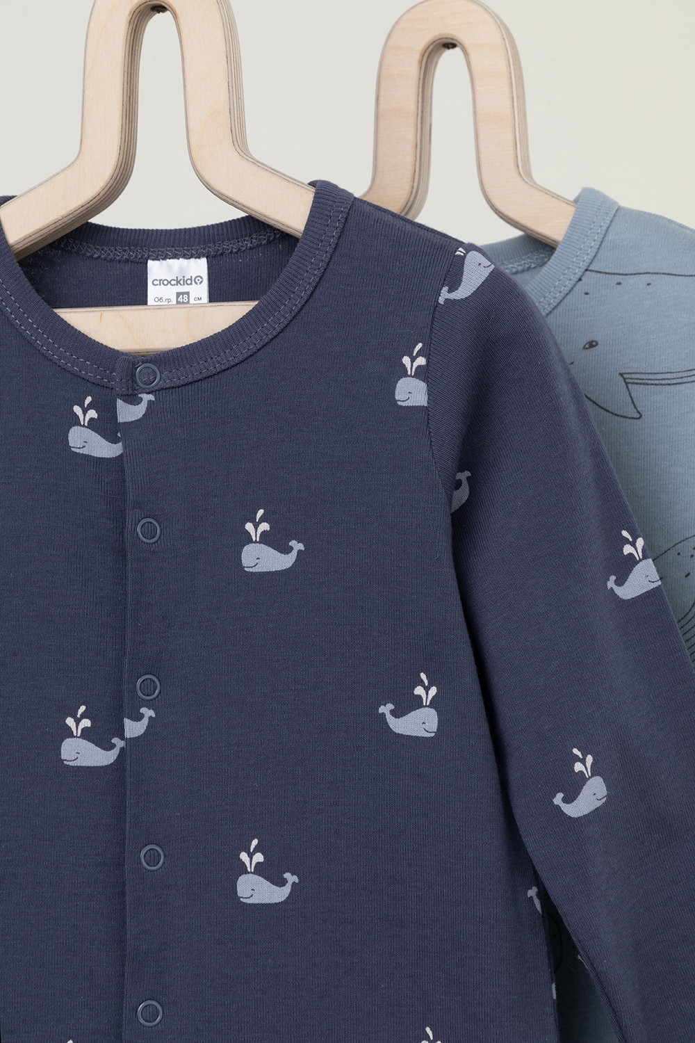 Комбинезон для новорожденных, артикул: К 6535-2уп, цвет: синий, фото 3