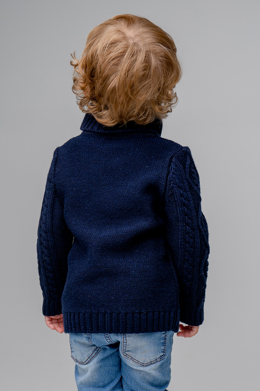 Джемпер для мальчика, артикул: КВ 30122/ш, цвет: синий, фото 3
