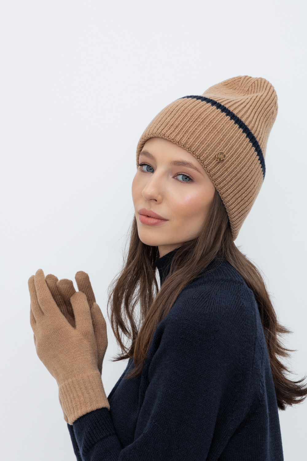 Шапки для мам, артикул: ЕВ 20007/24ш, цвет: бежевый, фото 3