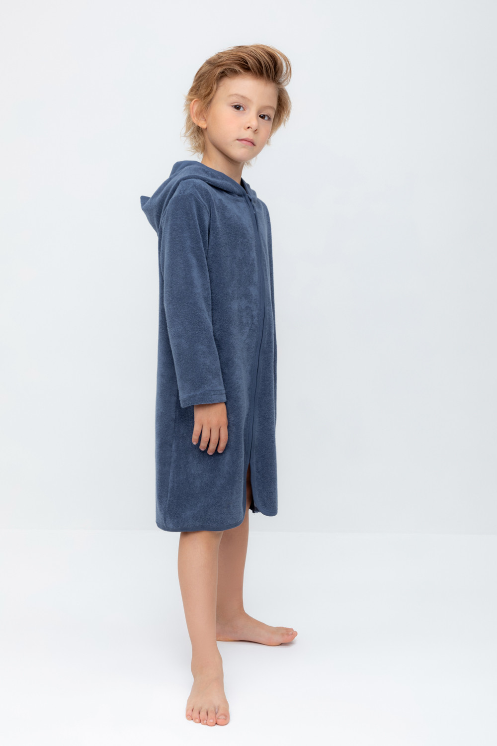 Халат для мальчика, артикул: К 5766, цвет: синий, фото 3