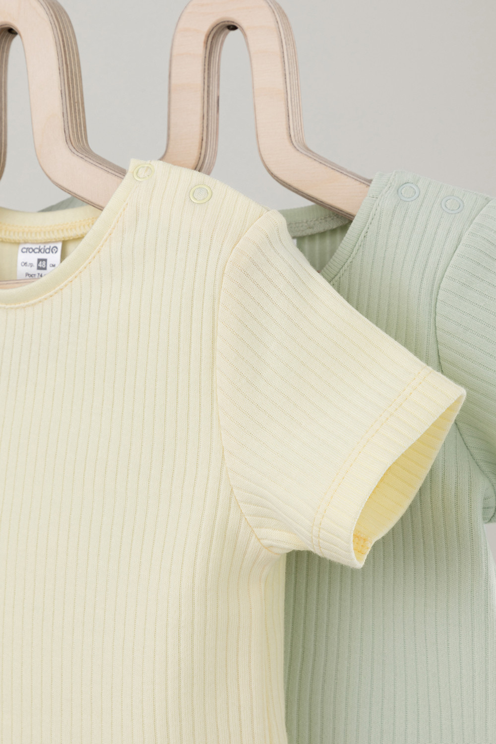 Футболка для новорожденных, артикул: К 302521-2уп, цвет: зеленый, фото 3