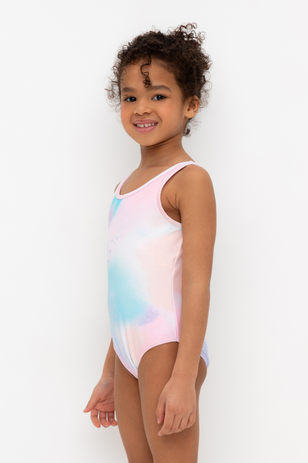 Купальник для девочки, артикул: ТК 16006/16н ФВ, цвет: мульти, фото 3
