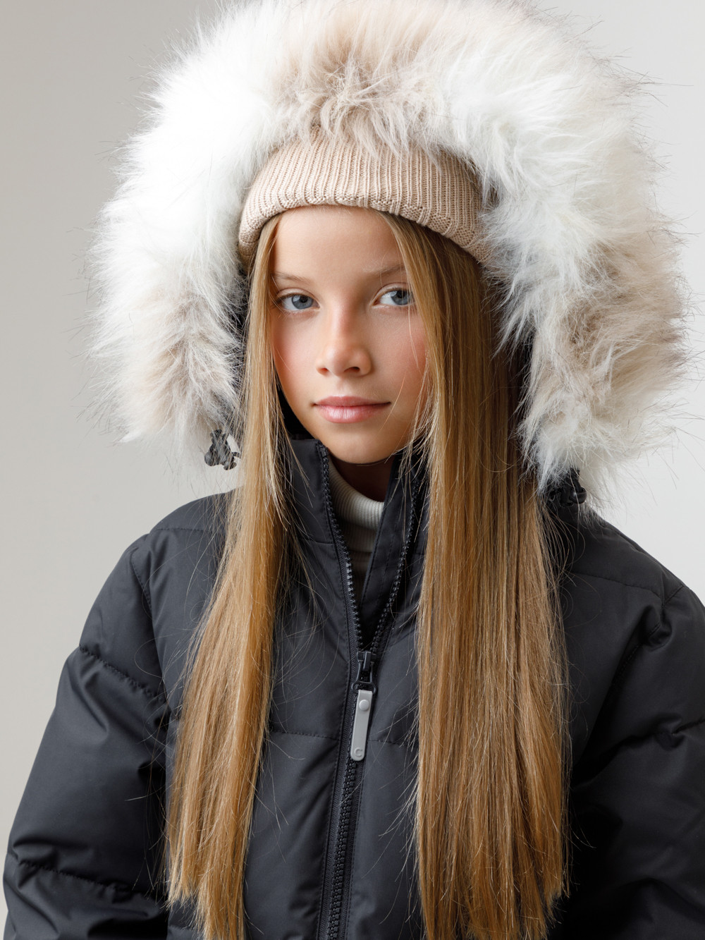 Пальто для девочки, артикул: ВК 34069/4 УЗГ, цвет: черный, фото 3