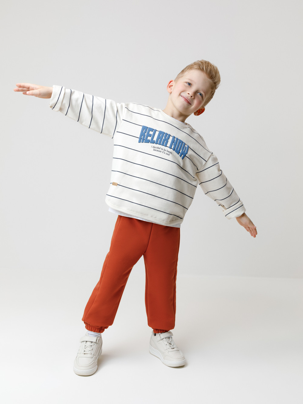 Брюки для мальчика, артикул: КП 400653, цвет: коричневый, фото 4