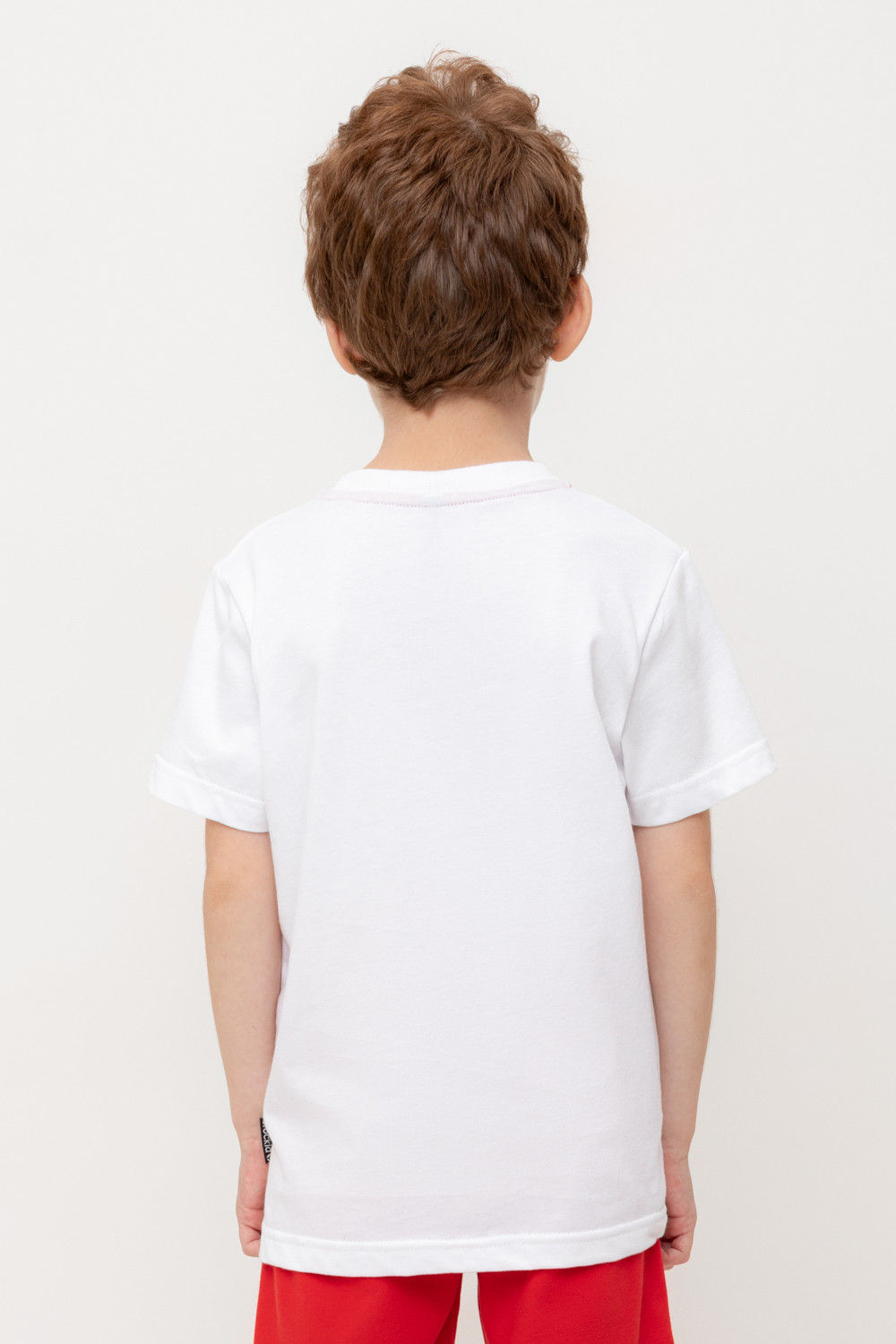 Футболка для мальчика, артикул: КР 302721, цвет: белый, фото 4