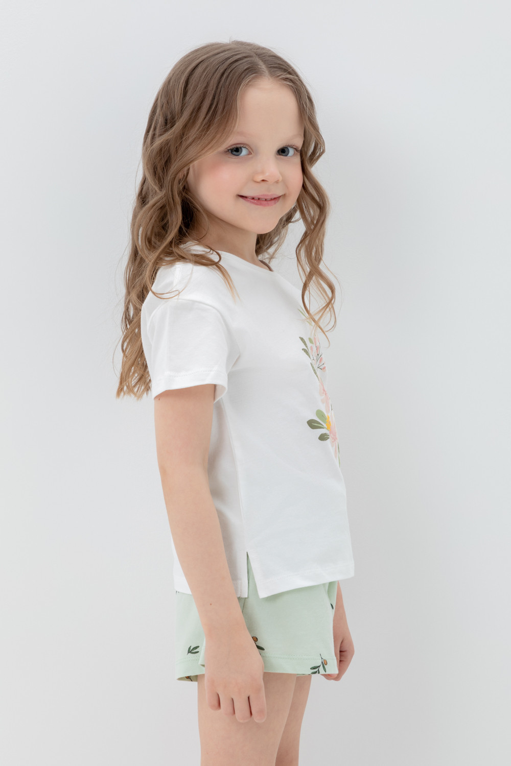 Шорты для девочки, артикул: К 4796, цвет: зеленый, фото 4