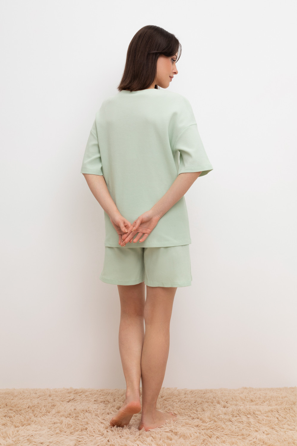 Комплекты для дома для мам, артикул: Е 20106, цвет: зеленый, фото 4