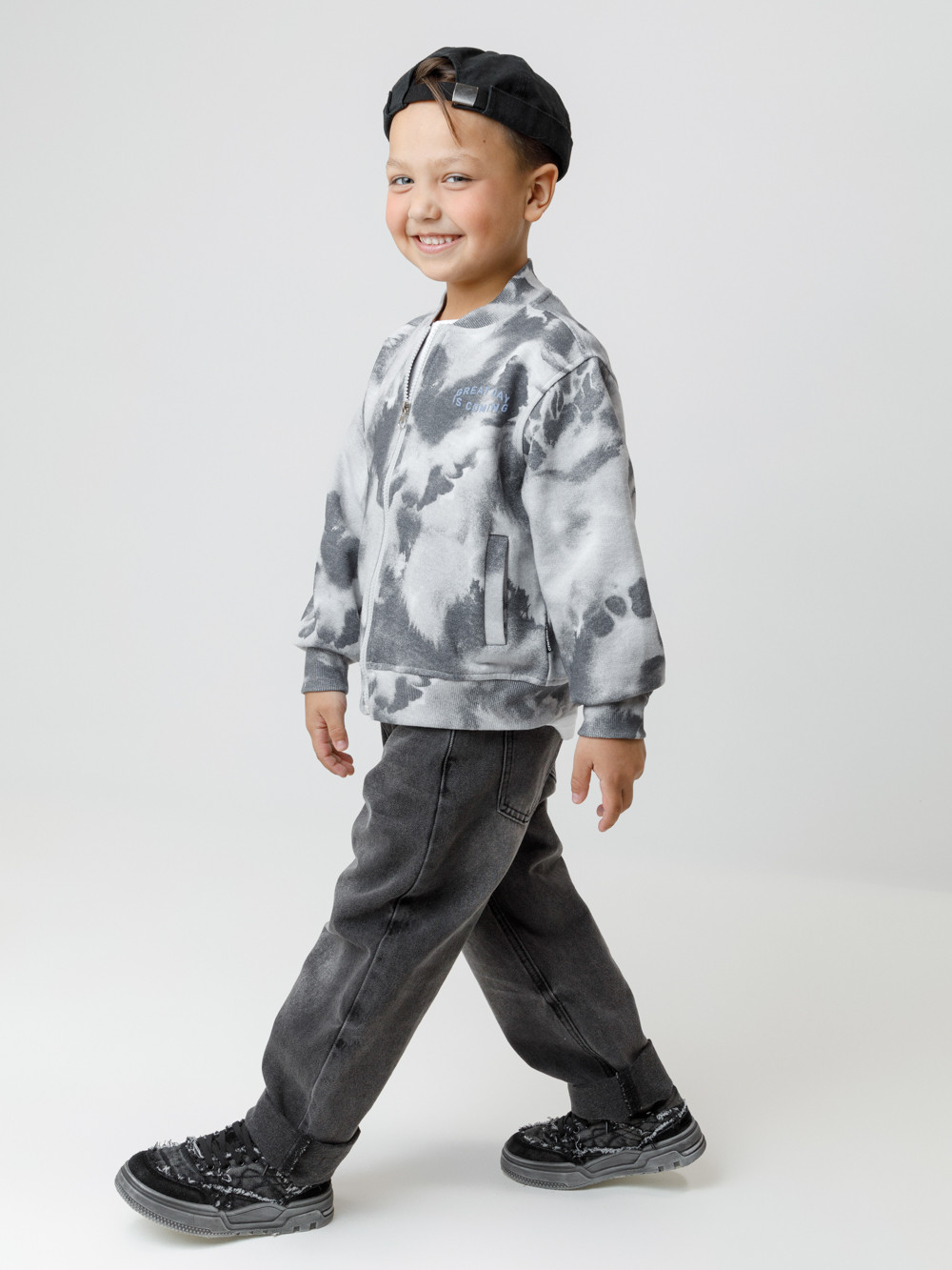 Жакет для мальчика, артикул: КР 302806, цвет: светло-серый5, фото 4