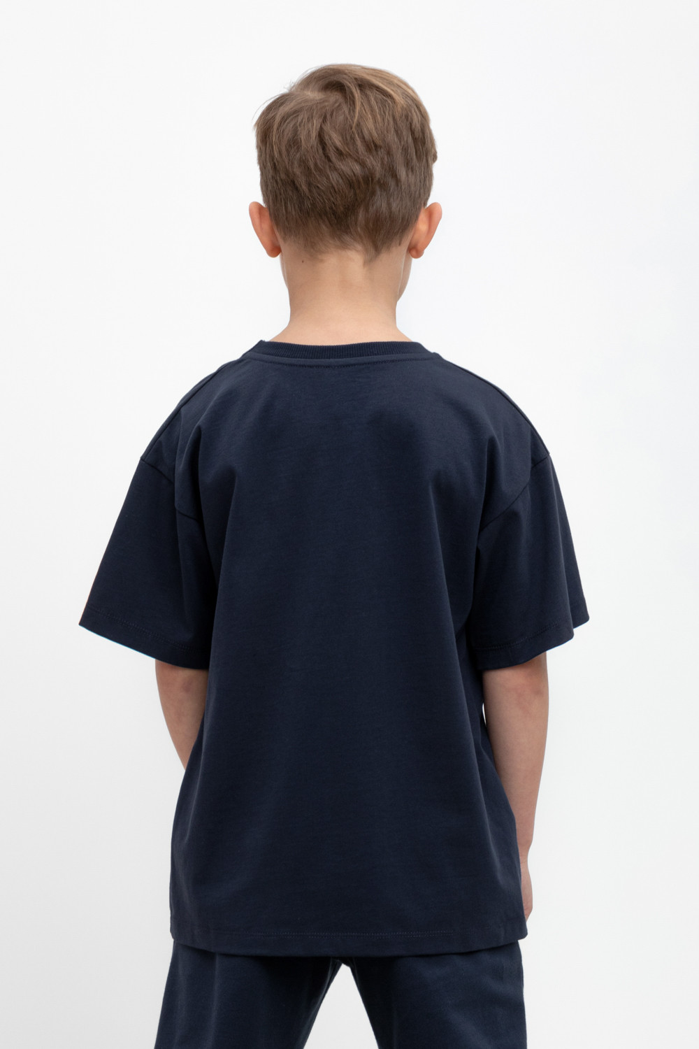 Футболка для мальчика, артикул: КР 302401, цвет: темно-синий, фото 4