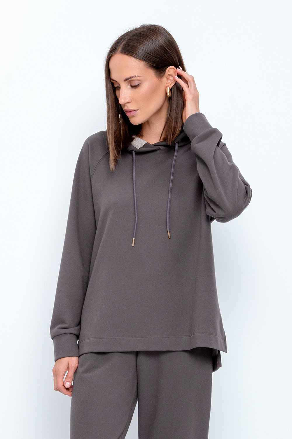 Толстовки женские для мам, артикул: ЕВТ 3160, цвет: коричневый, фото 4