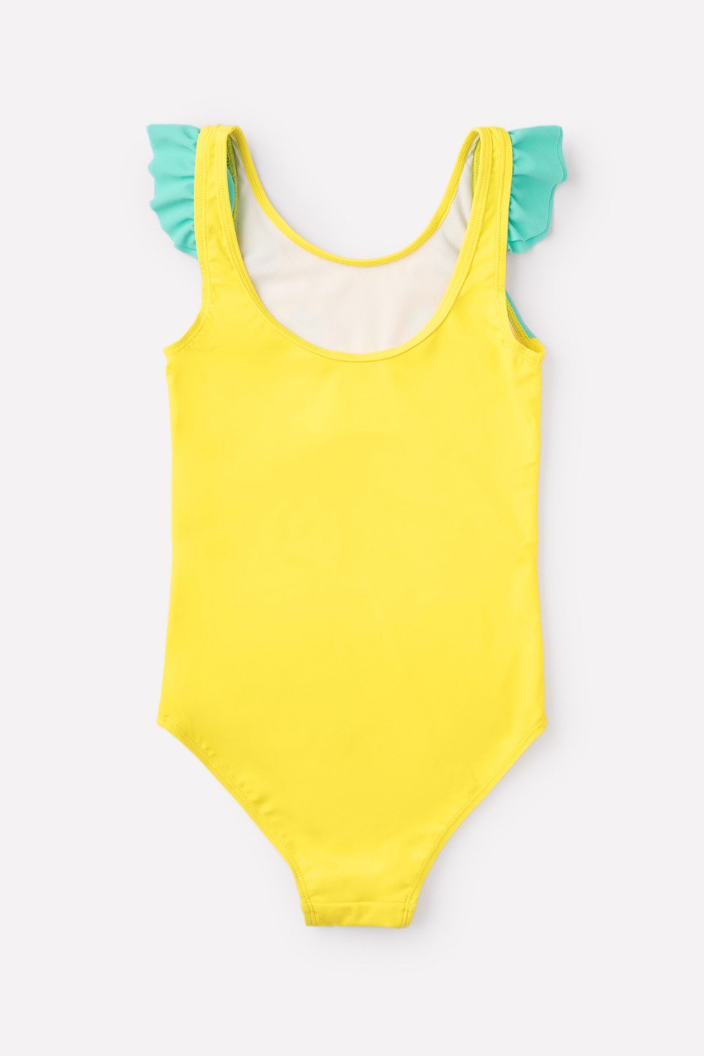 Купальник для девочки, артикул: ТК 16011/1 ХФ, цвет: желтый, фото 4