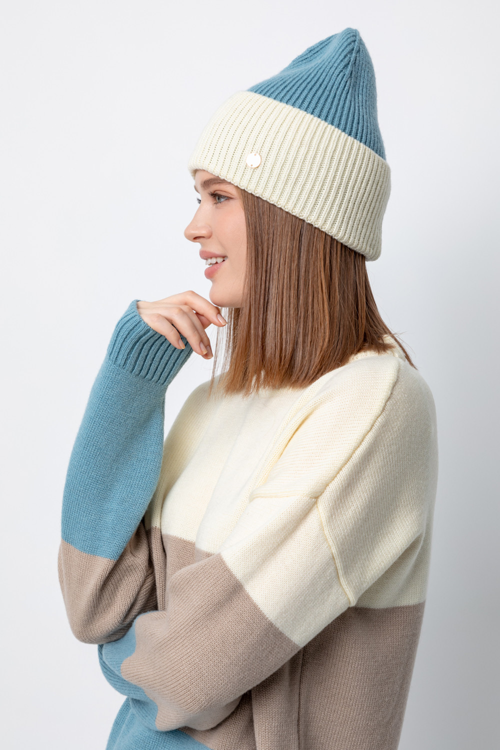 Шапки для мам, артикул: ЕВ 20005/ш, цвет: серый, фото 4