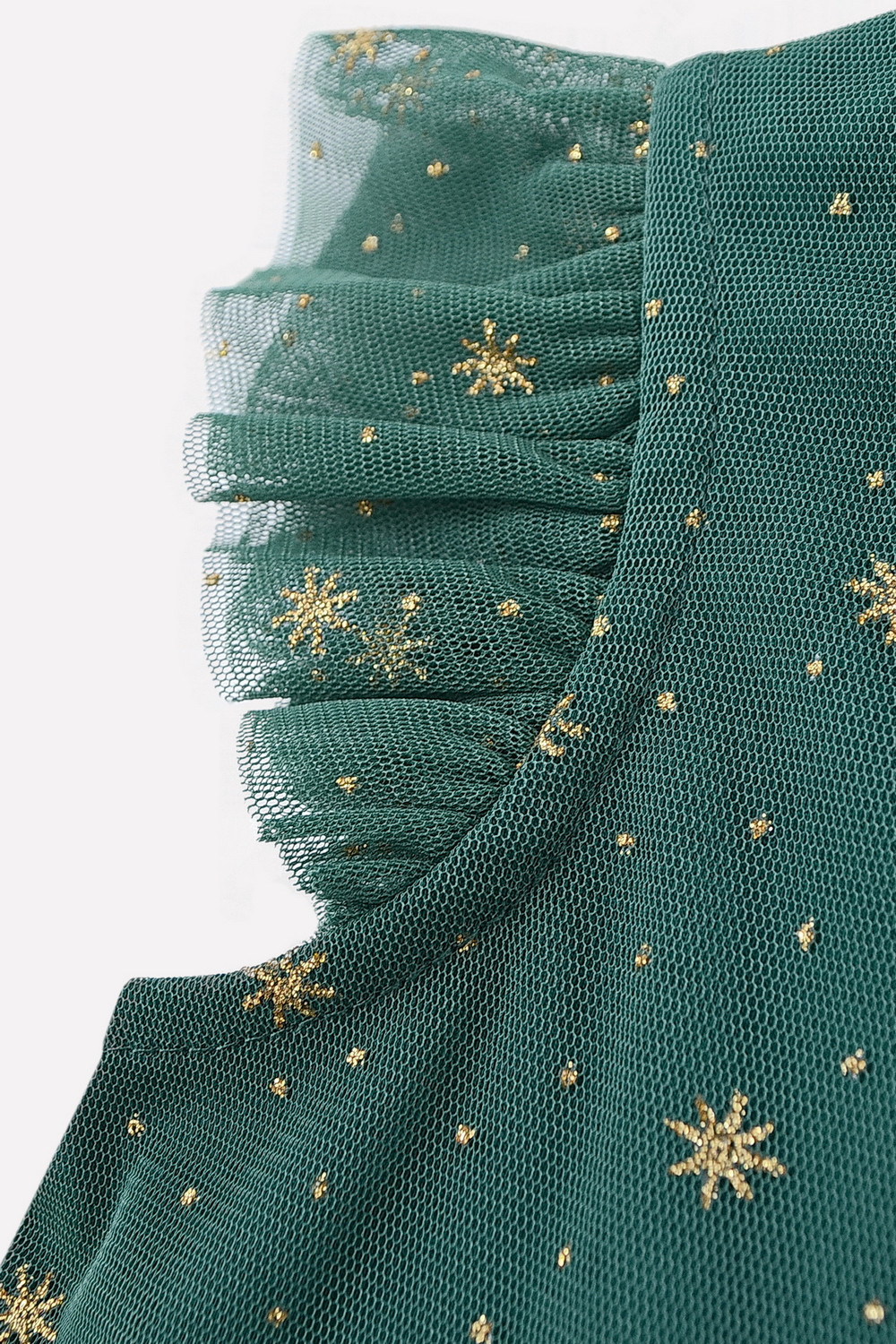 Платье для девочки, артикул: К 5528/2, цвет: зеленый, фото 4