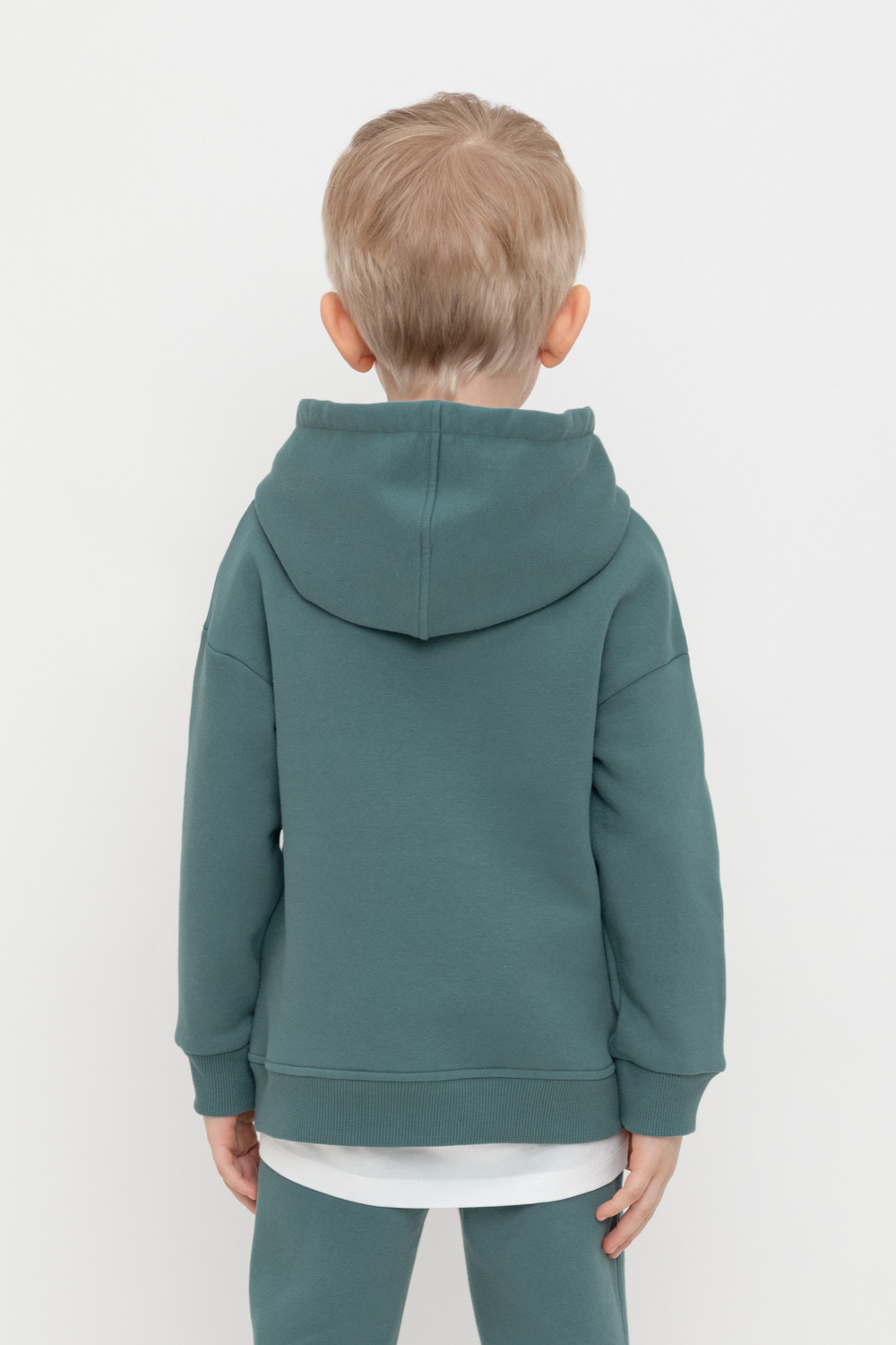 Толстовки для мальчика, артикул: КР 302656, цвет: зеленый, фото 4