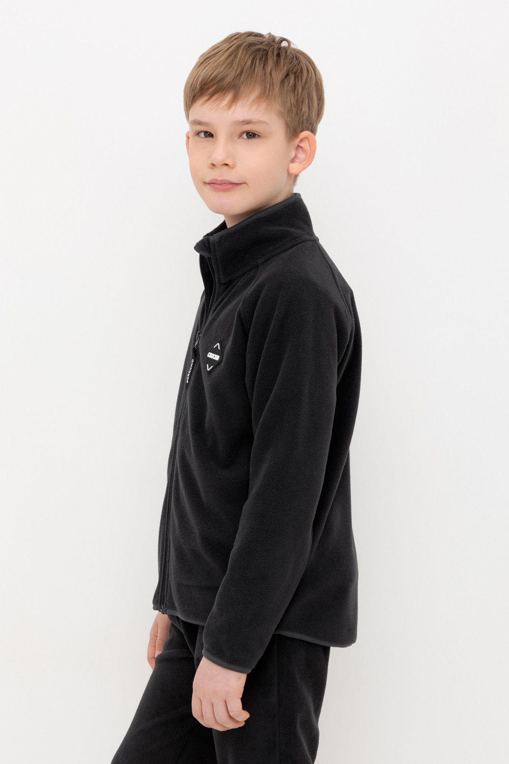 Куртка для мальчика, артикул: ФЛ 34011/28 ГР, цвет: темно-серый, фото 4