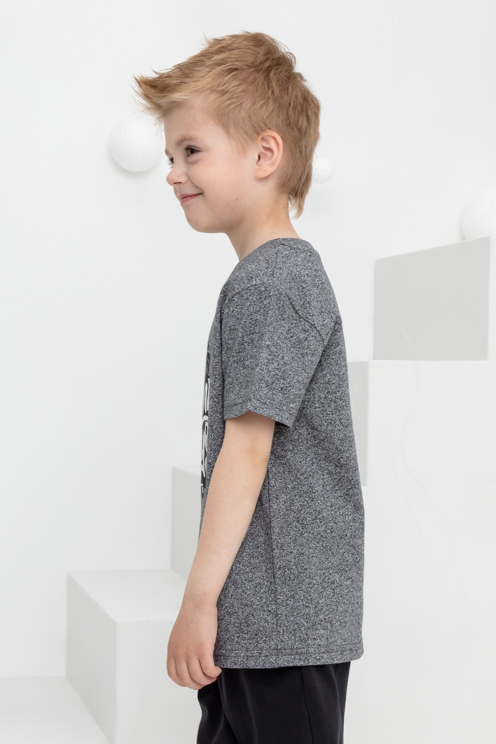 Футболка для мальчика, артикул: КР 302230, цвет: серый, фото 4