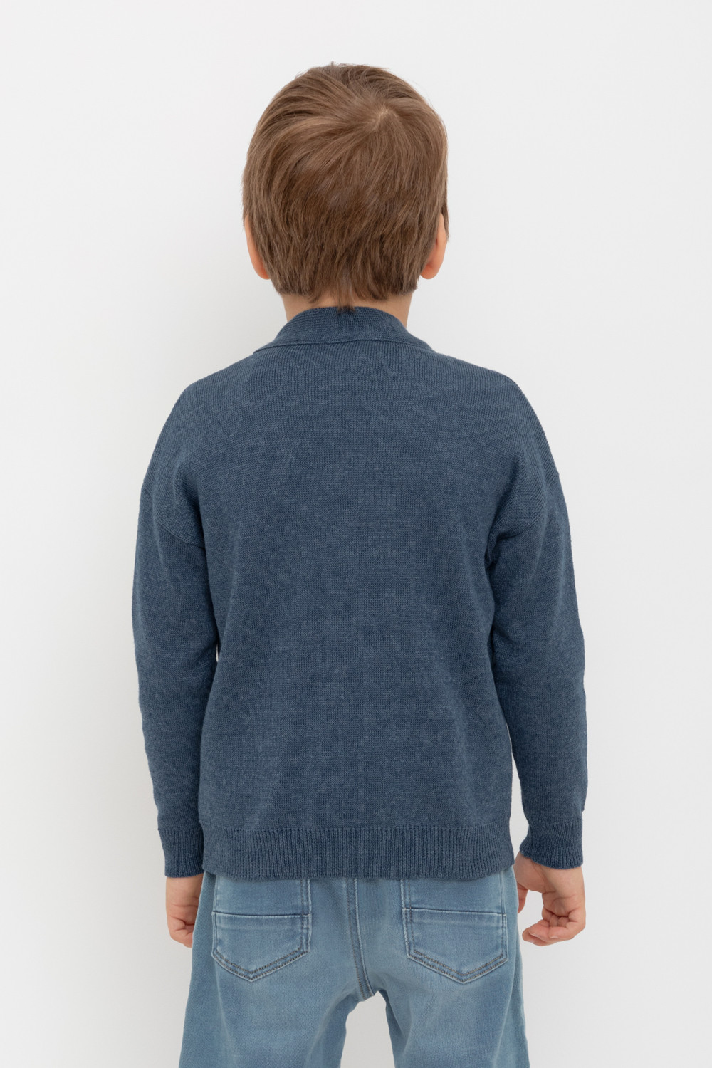 Жакет для мальчика, артикул: КВ 30155, цвет: синий, фото 4