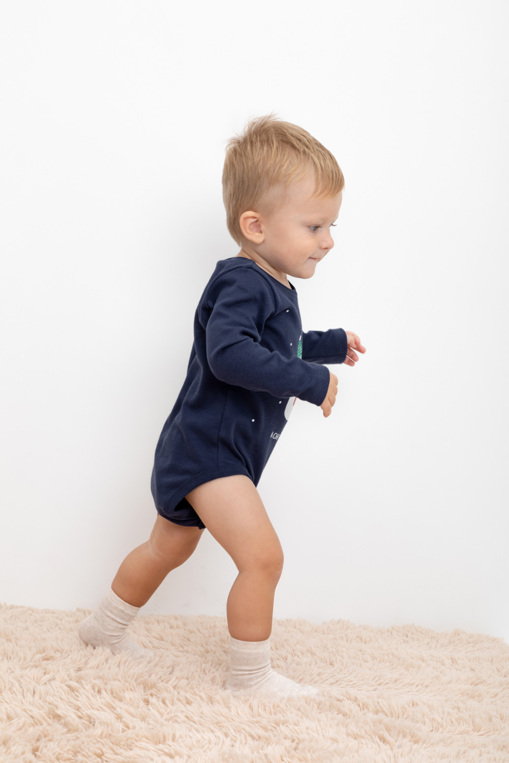 Полукомбинезон для мальчика, артикул: К 6484, цвет: синий, фото 4