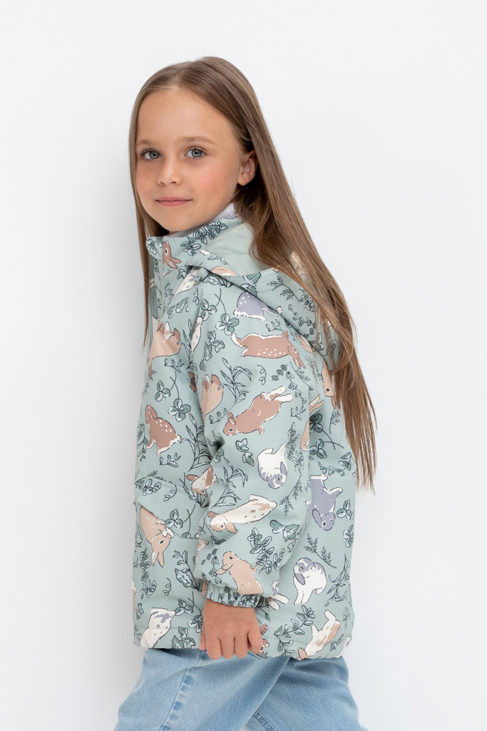 Куртка для девочки, артикул: ВК 32167/н/3 ГР, цвет: зеленый, фото 4