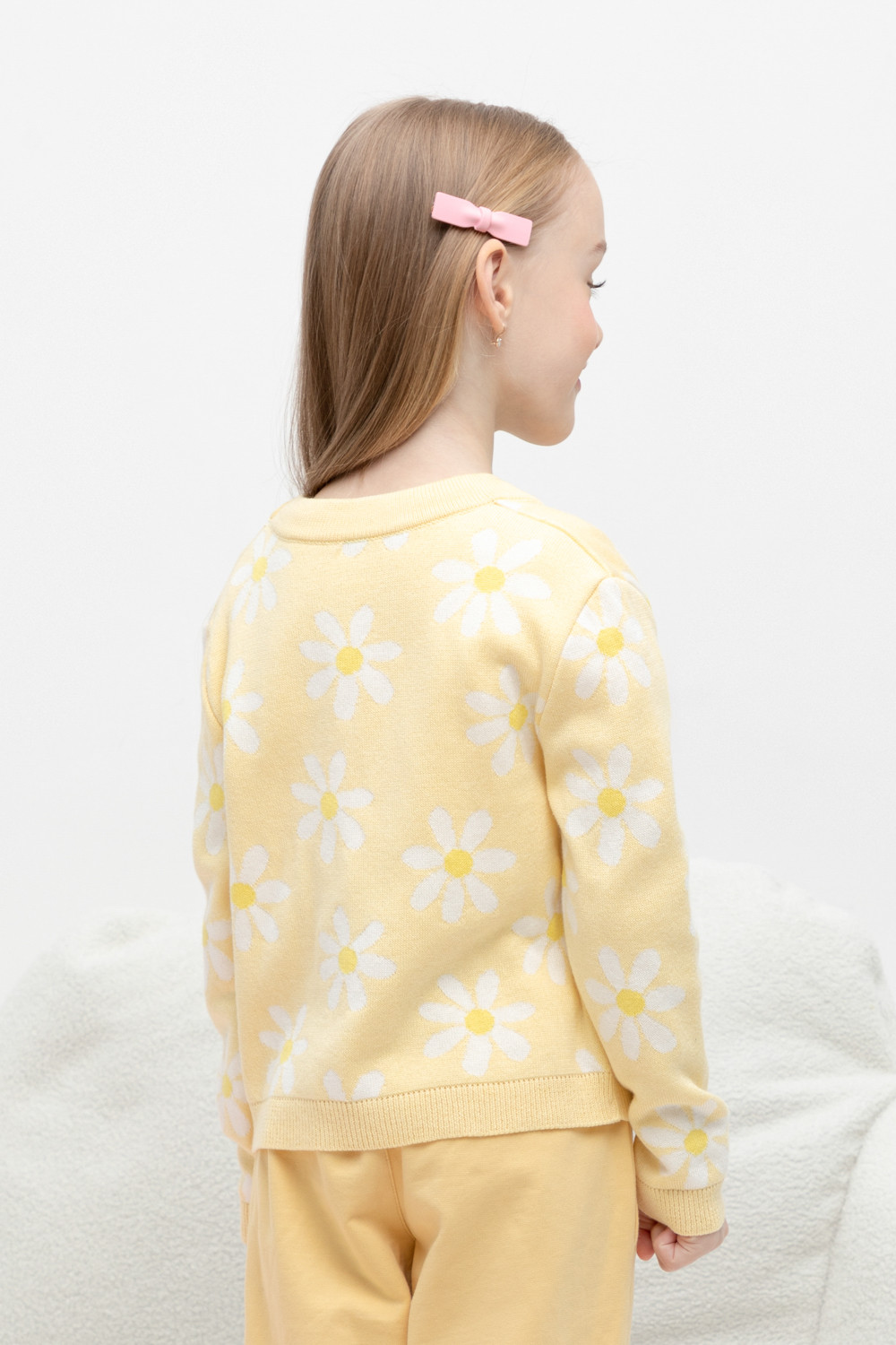 Жакет для девочки, артикул: КВ 30150, цвет: желтый, фото 4