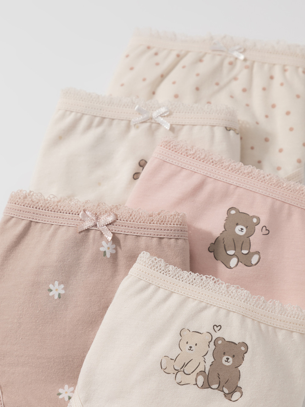 Трусы для девочки, артикул: МП 1931-5уп, цвет: бежевый, фото 4