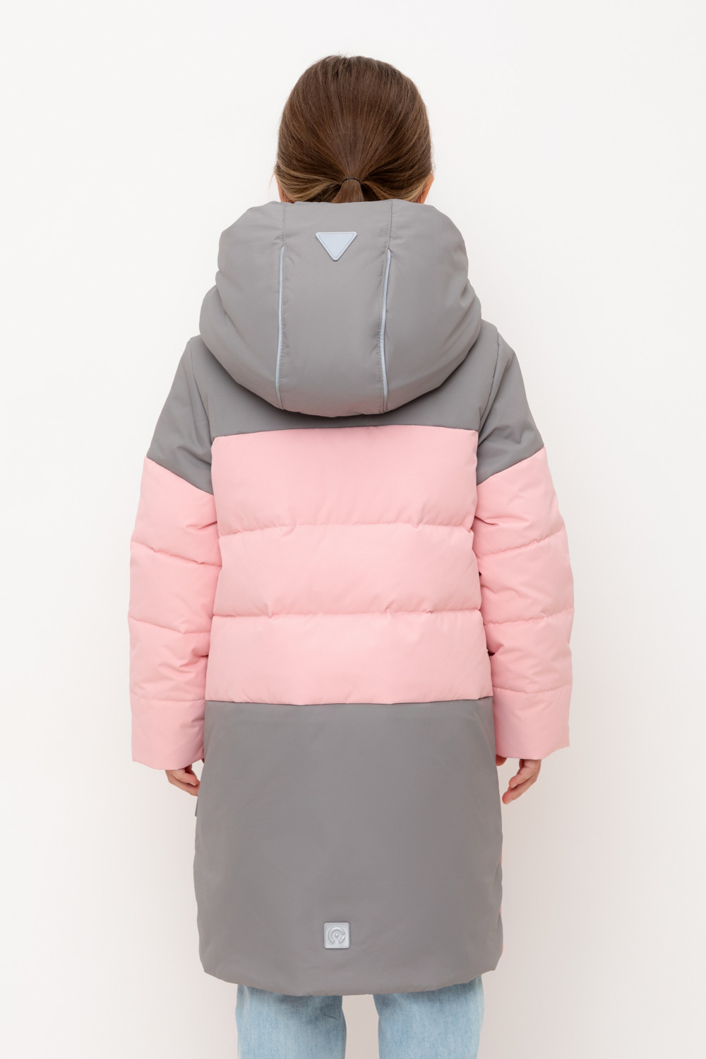 Пальто для девочки, артикул: ВК 34061/1 УЗГ, цвет: ярко-розовый, фото 4