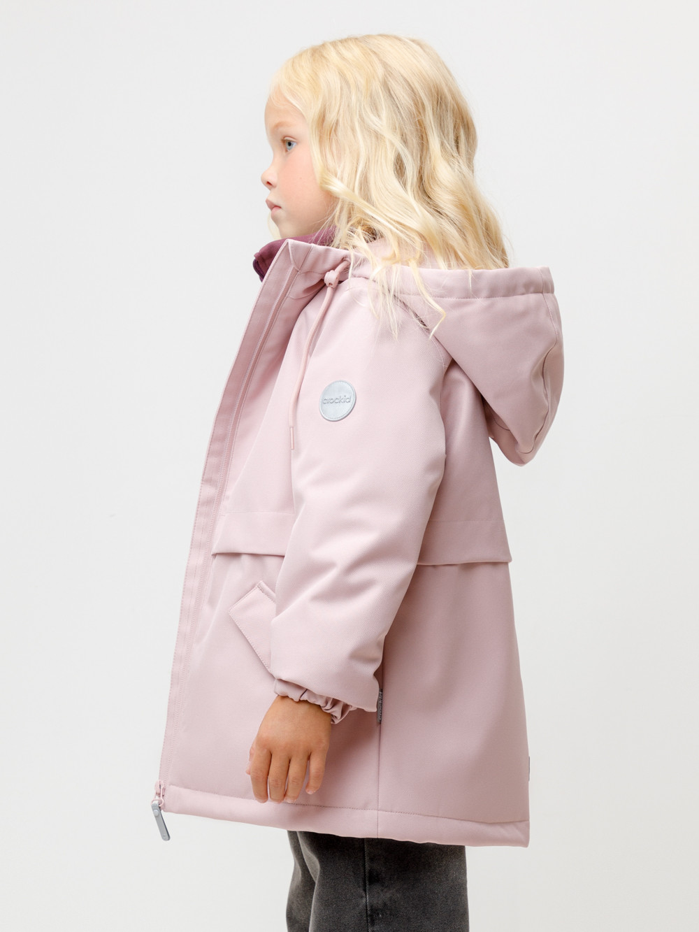 Куртка для девочки, артикул: ВК 32179/1 УЗГ, цвет: розовый, фото 4