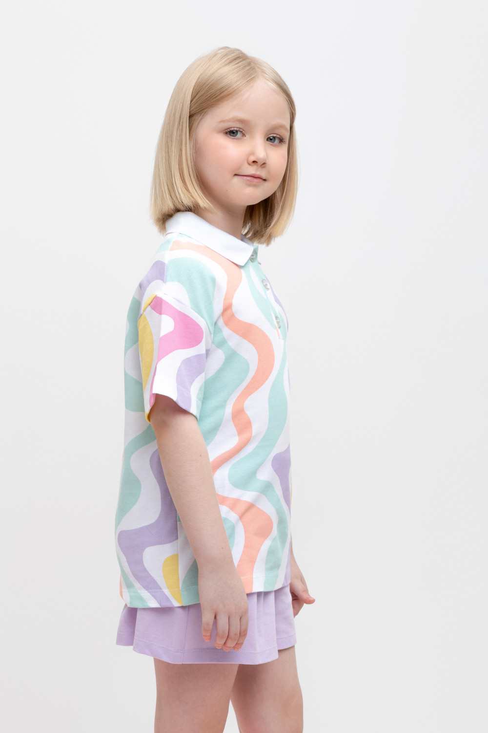 Футболка для девочки, артикул: КР 302393, цвет: белый, фото 4