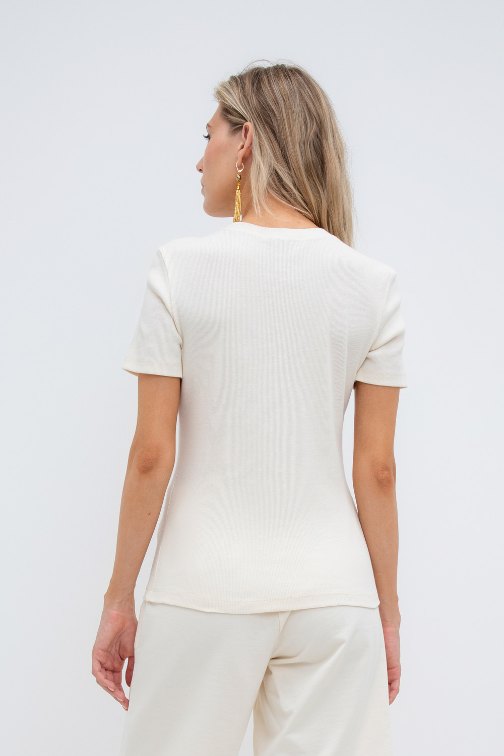 Футболки женские для мам, артикул: ЕВТ 3187, цвет: светло-бежевый, фото 4