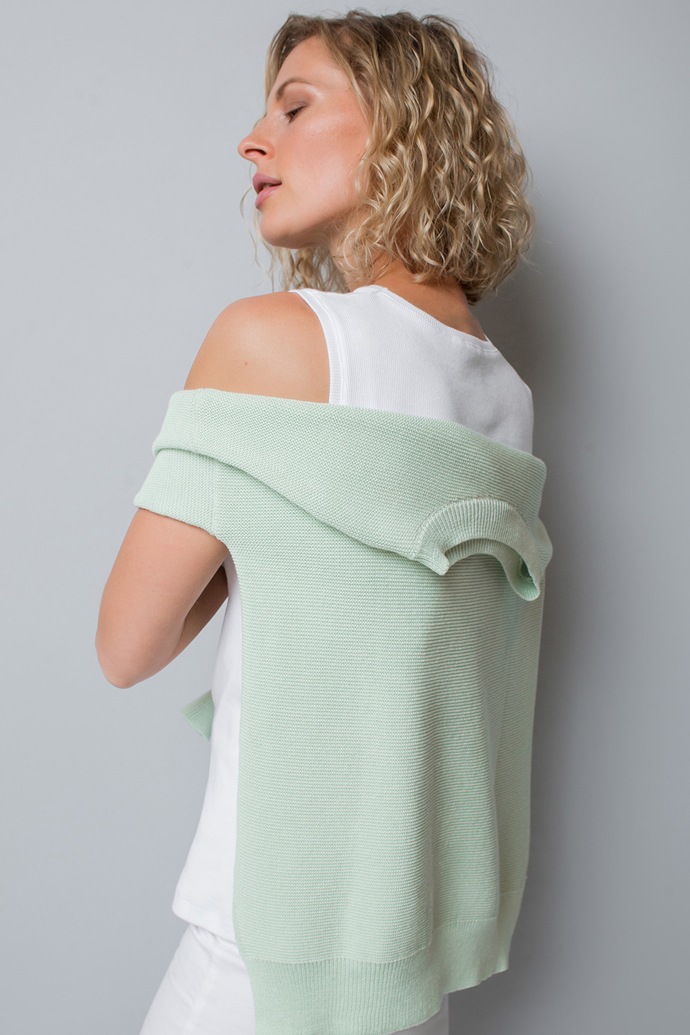 Джемперы женские для мам, артикул: ЕВ 376, цвет: зеленый, фото 4