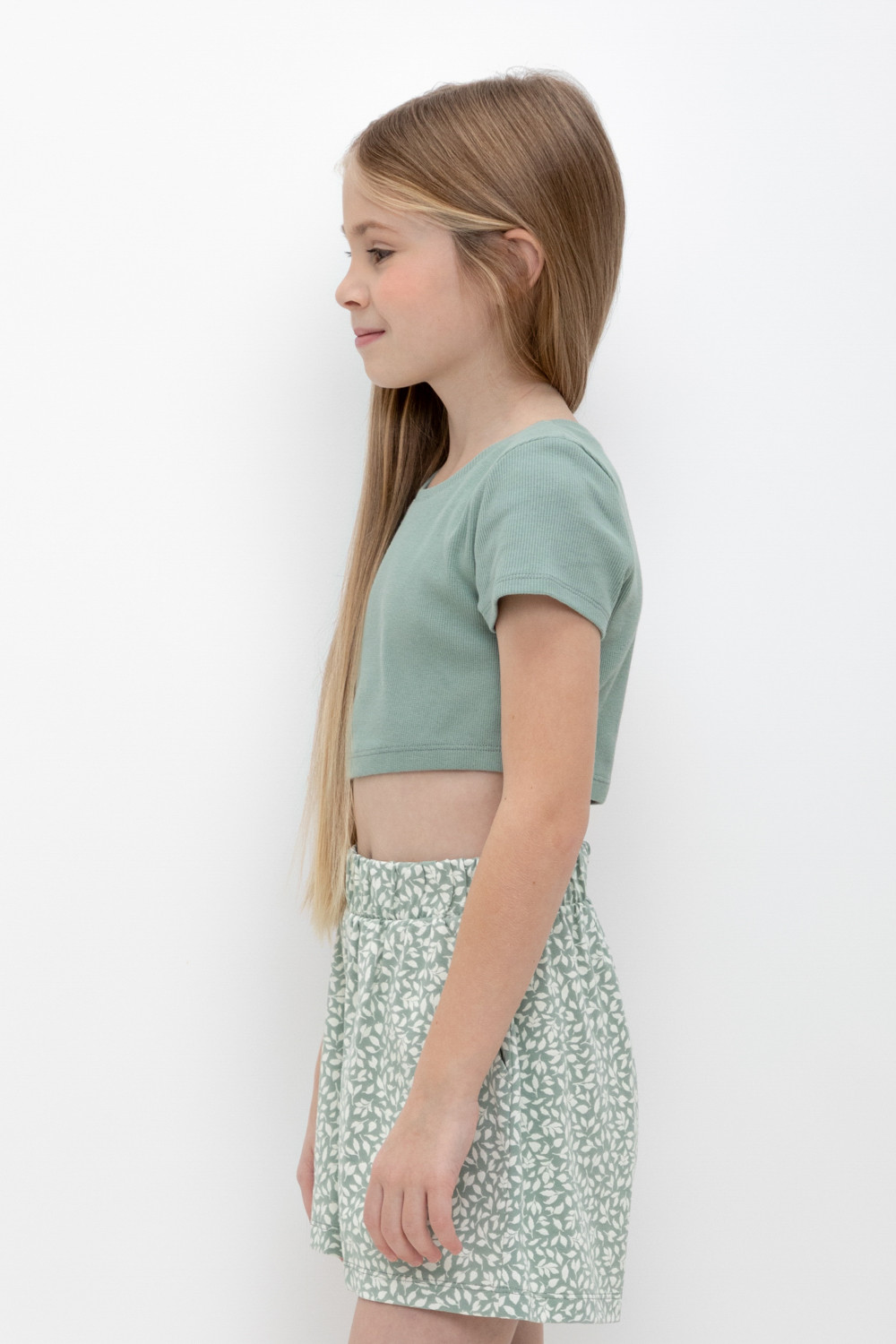 Футболка для девочки, артикул: КР 302049, цвет: минт, фото 4