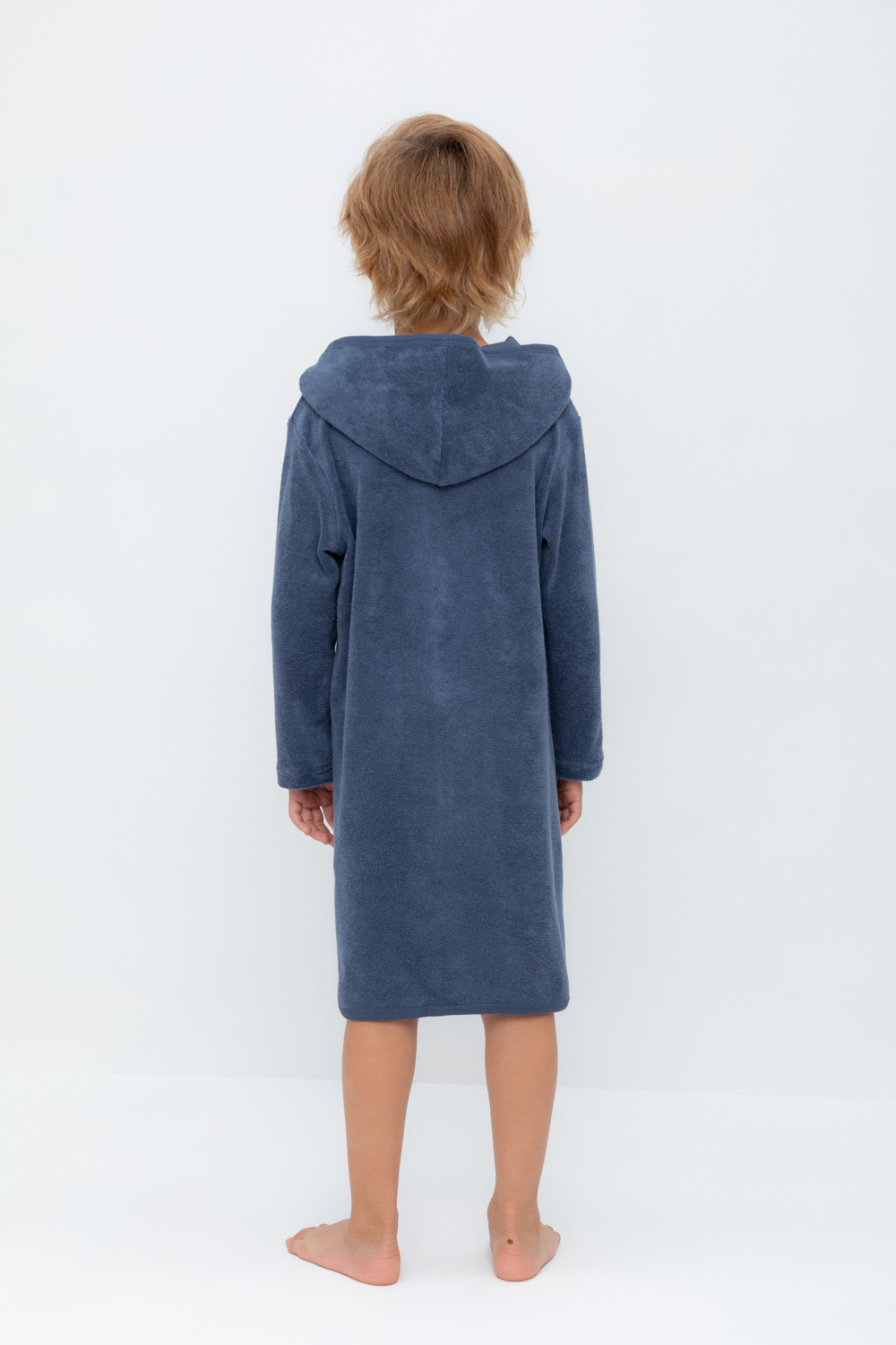 Халат для мальчика, артикул: К 5766, цвет: синий, фото 4