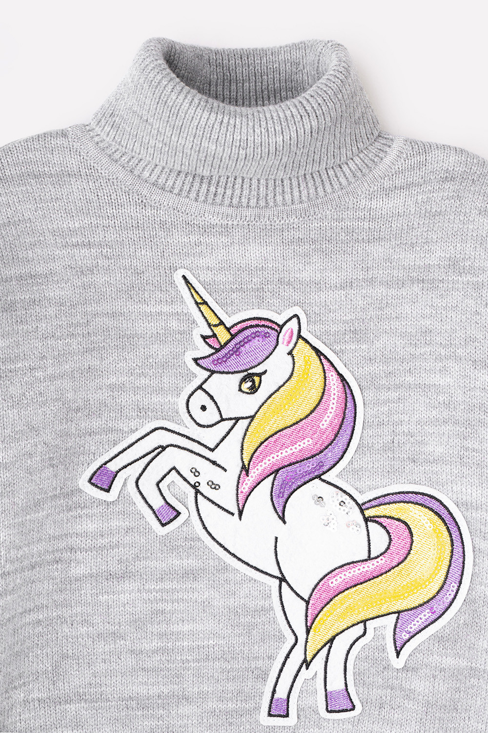 Джемпер для девочки, артикул: КВ 30119/ш, цвет: серый, фото 4