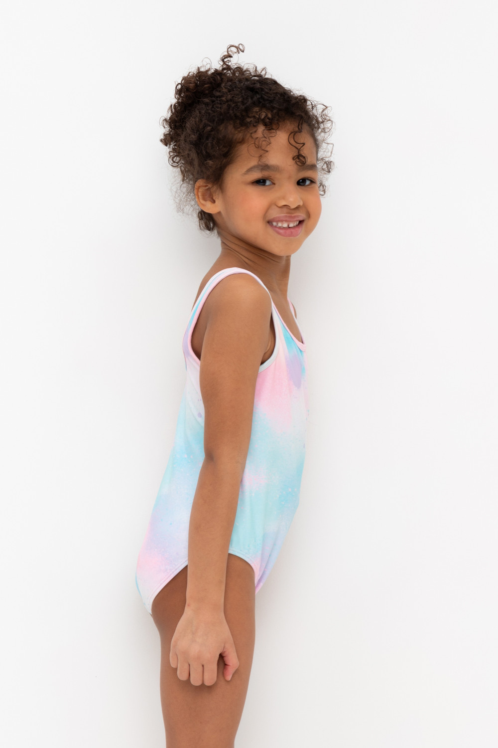 Купальник для девочки, артикул: ТК 16006/16н ФВ, цвет: мульти, фото 4