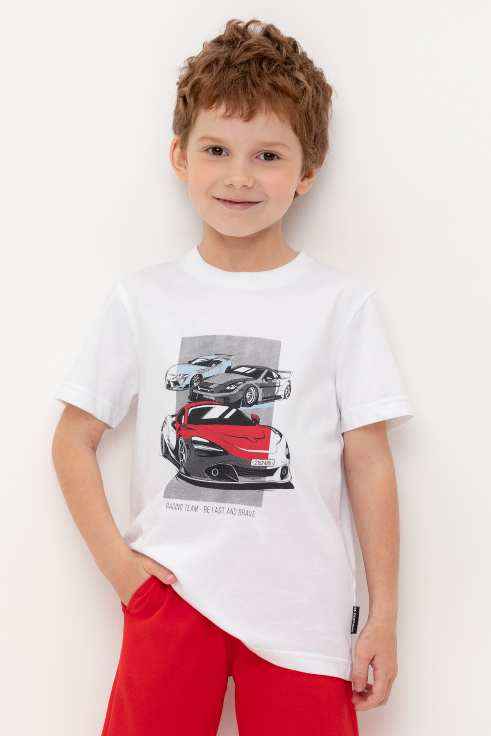 Футболка для мальчика, артикул: КР 302721, цвет: белый, фото 5