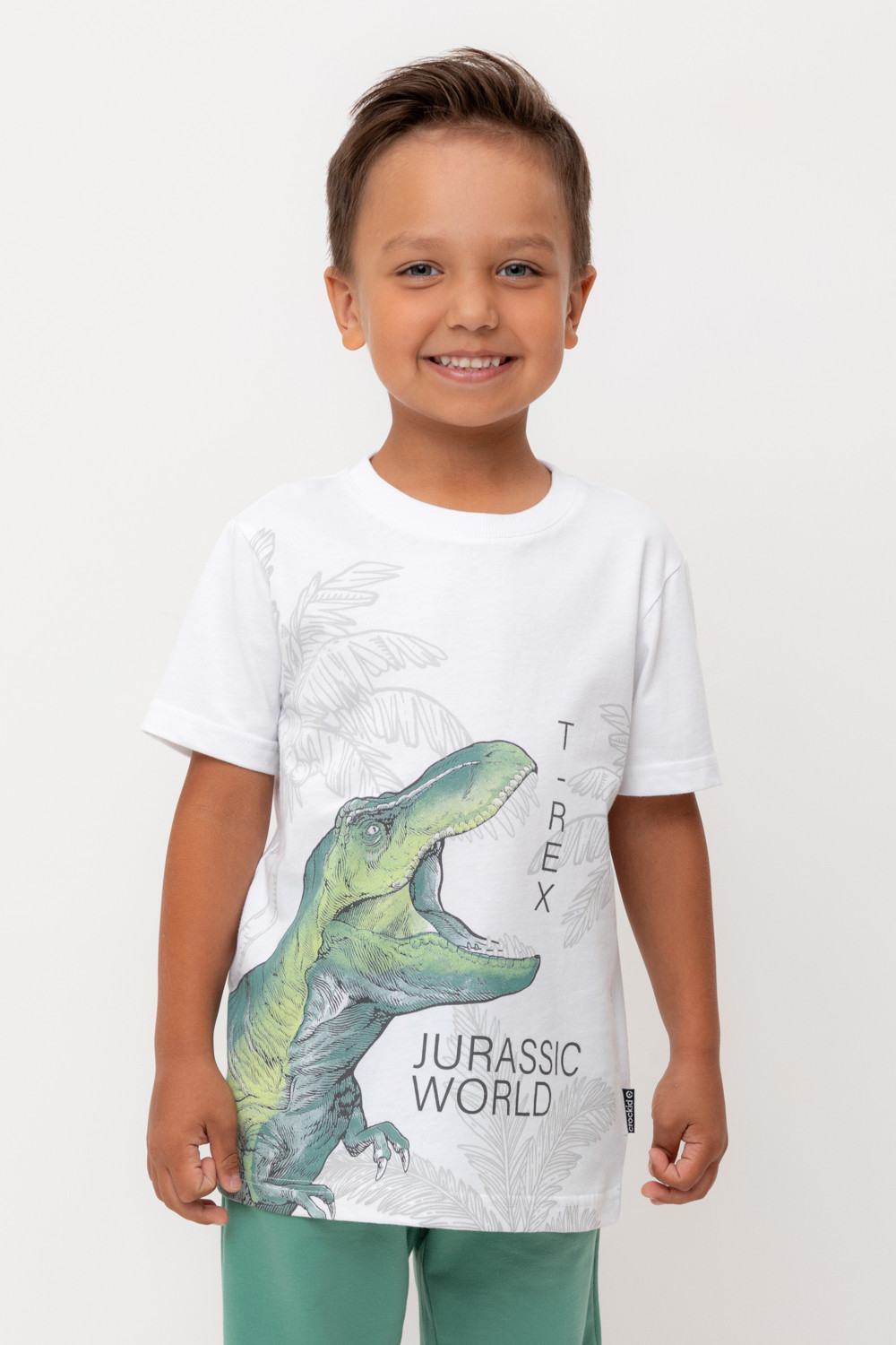 Футболка для мальчика, артикул: КР 302739, цвет: белый, фото 5