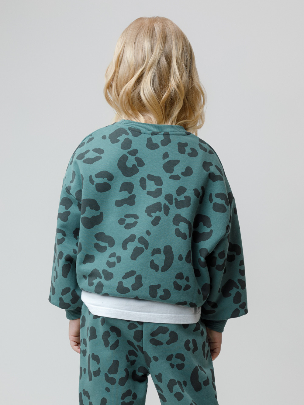 Свитшоты для девочки, артикул: КР 302905, цвет: зеленый, фото 5