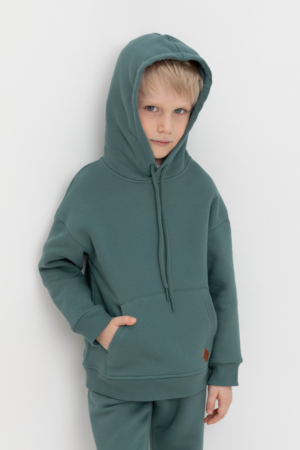 Толстовки для мальчика, артикул: КР 302656, цвет: зеленый, фото 5